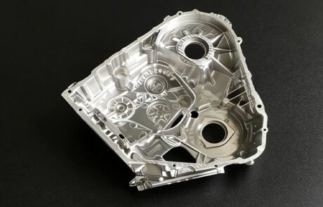 Internal view of a Custom Billet Bellhouse manufactured via 5-axis CNC machining