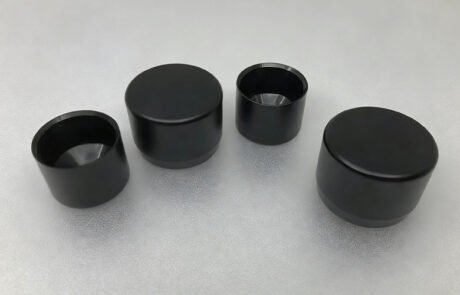 custom-matte-black-aluminum-knobs-cnc-machining