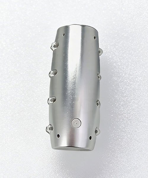 Custom CNC machined AZ31B magnesium alloy robot arm shell showing precision drilled holes and lightweight design.