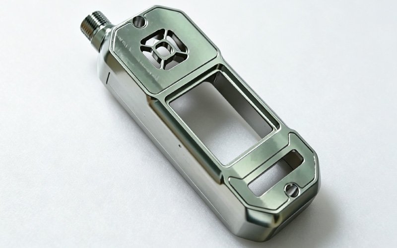 5-axis CNC machined aluminum prototype enclosure for portable measurement instrument