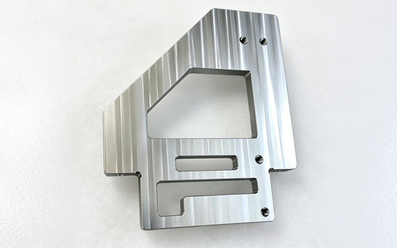 CNC milled aluminum 6061 mounting bracket for automation equipment